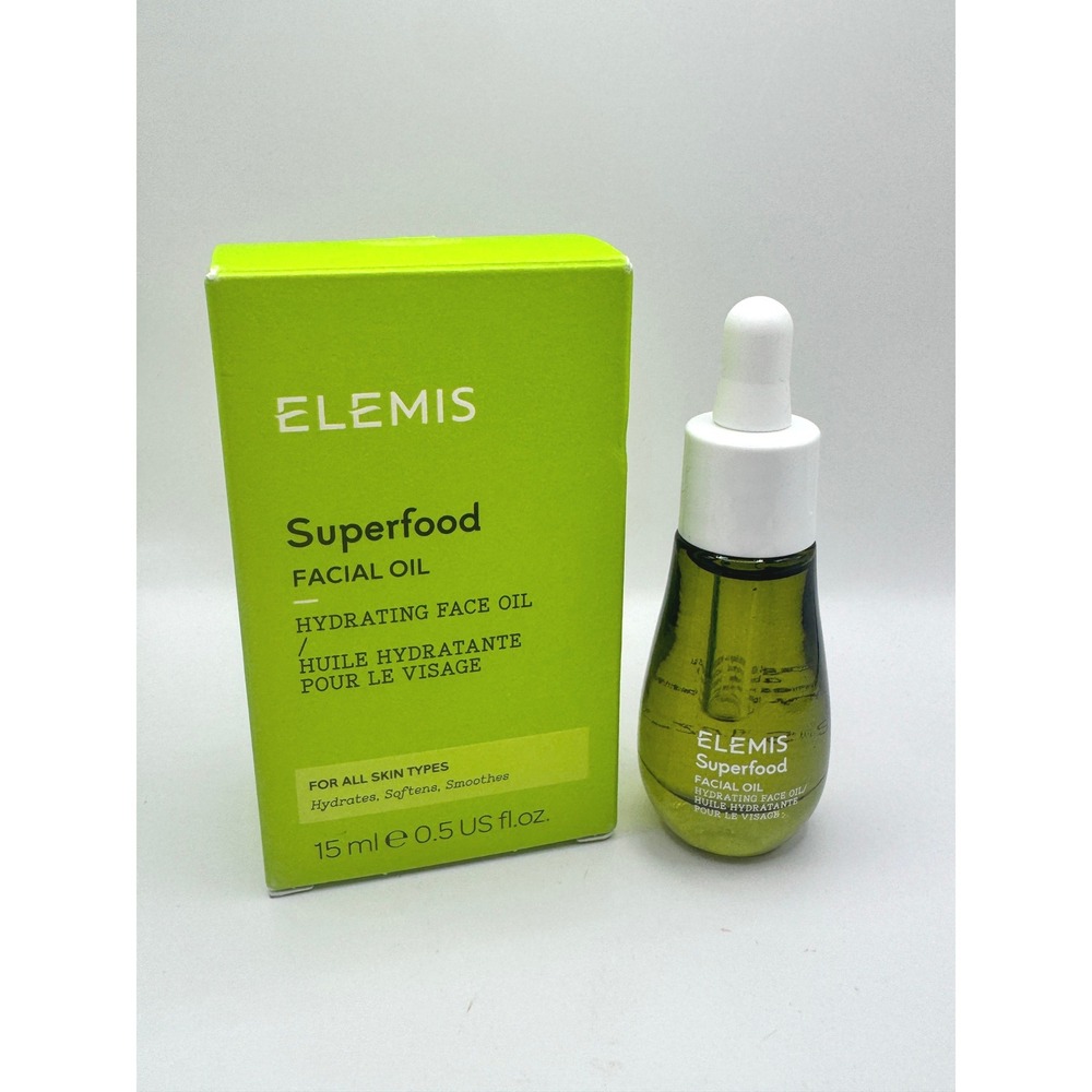 ELEMIS Superfood Facial Oil Hydrating Face Oil 0.5oz NIB